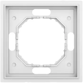 Рамка 1-я, матовый белый Donel S08 DS21133