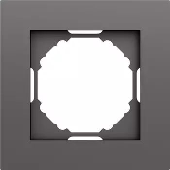 Рамка 1-я, матовый титан Donel A07 DE21145