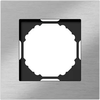 Рамка 1-я, Natural серебристый алюминий Donel A07 DEN211SA