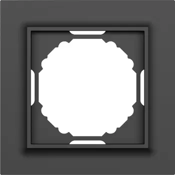 Рамка 1-я, Wave матовый карбон Donel A07 DEW21130