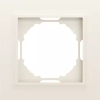 Рамка 1-я, Wave матовый кремовый Donel A07 DEW21131