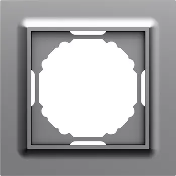 Рамка 1-я, Wave матовый серый Donel A07 DEW21140