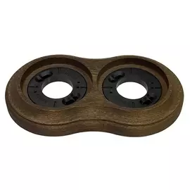 Рамка 2 местная Бук Винтаж 25262 (Lindas)