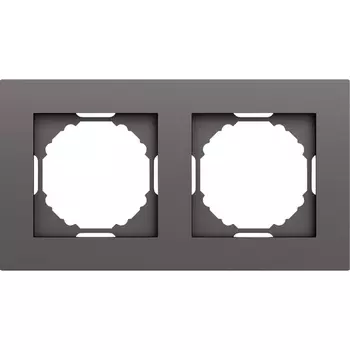 Рамка 2-я, матовый титан Donel A07 DE21245