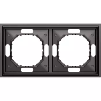 Рамка 2-я, матовый титан Donel S08 DS21245