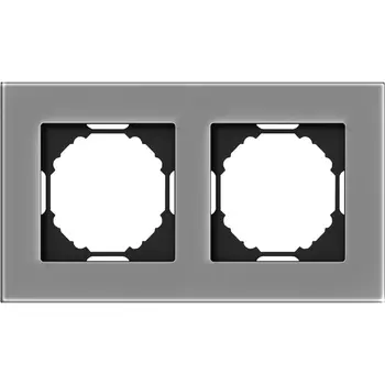 Рамка 2-я, Natural дымчатое стекло Donel A07 DEN212SG