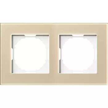 Рамка 2-я, Natural стекло шампань Donel A07 DEN212GC