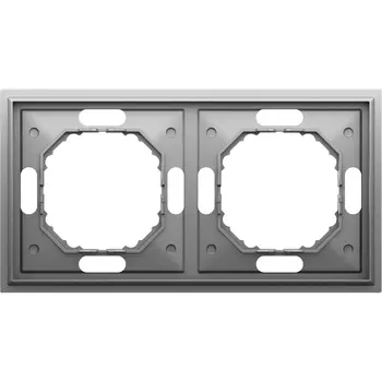 Рамка 2-я, серый графит Donel S08 DS21259