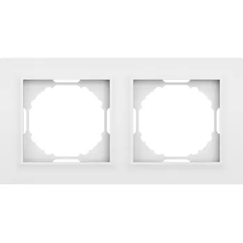 Рамка 2-я, Wave матовый белый Donel A07 DEW21233