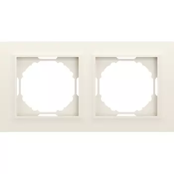 Рамка 2-я, Wave матовый кремовый Donel A07 DEW21231