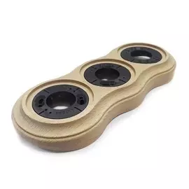 Рамка 3 местная на бревно Бук Натуральный 25760 (Lindas)