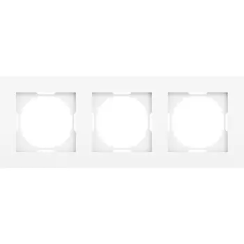 Рамка 3-я, глянцевый белый Donel A07 DE21303