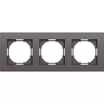 Рамка 3-я, матовый титан Donel A07 DE21345