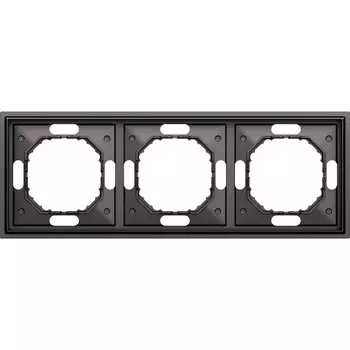 Рамка 3-я, матовый титан Donel S08 DS21345