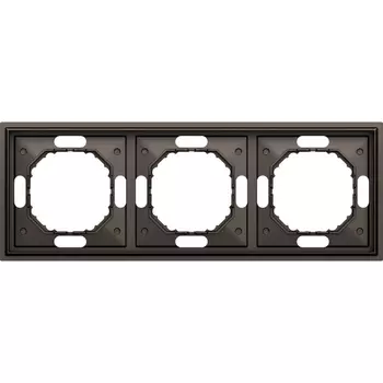 Рамка 3-я, мокко Donel S08 DS21353