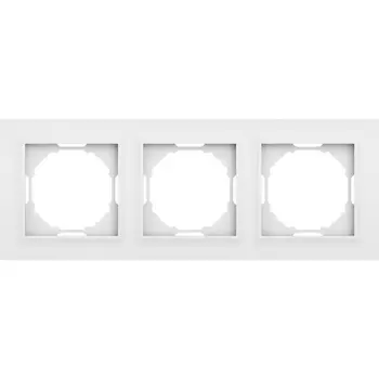 Рамка 3-я, Wave матовый белый Donel A07 DEW21333