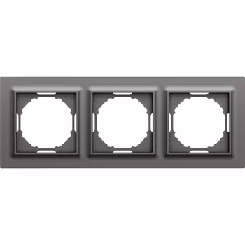 Рамка 3-я, Wave матовый титан Donel A07 DEW21345