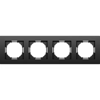 Рамка 4-я, матовый карбон Donel A07 DE21430