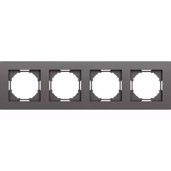 Рамка 4-я, матовый титан Donel A07 DE21445