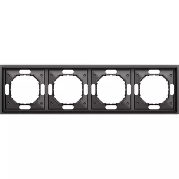 Рамка 4-я, матовый титан Donel S08 DS21445