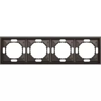 Рамка 4-я, мокко Donel S08 DS21453