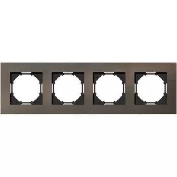 Рамка 4-я, Natural бронзовый алюминий Donel A07 DEN214BRA