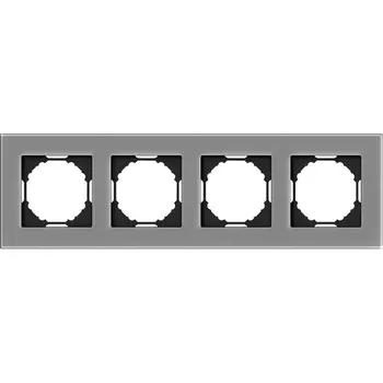 Рамка 4-я, Natural дымчатое стекло Donel A07 DEN214SG