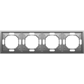 Рамка 4-я, серый графит Donel S08 DS21459