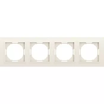 Рамка 4-я, Wave матовый кремовый Donel A07 DEW21431