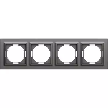Рамка 4-я, Wave матовый титан Donel A07 DEW21445