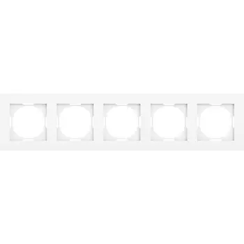 Рамка 5-я, глянцевый белый Donel A07 DE21503