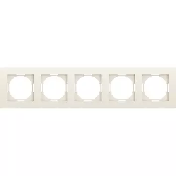 Рамка 5-я, матовый кремовый Donel A07 DE21531