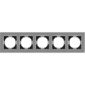 Рамка 5-я, Natural дымчатое стекло Donel A07 DEN215SG