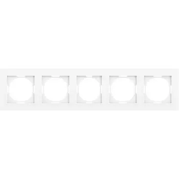 Рамка 5-я, Wave глянцевый белый Donel A07 DEW21503