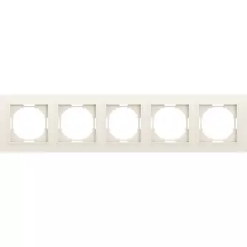 Рамка 5-я, Wave матовый кремовый Donel A07 DEW21531