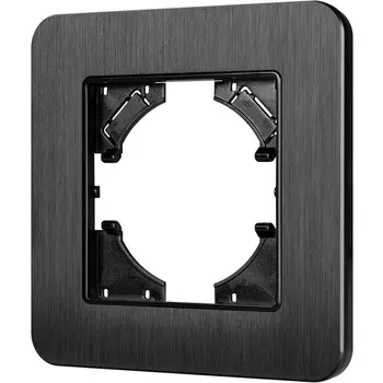 Рамка алюминиевая FRM-AKIRY-AL-1-BK (Arlight) 049681