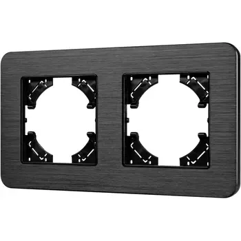 Рамка алюминиевая FRM-AKIRY-AL-2-BK (Arlight) 049725