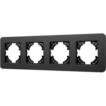 Рамка алюминиевая FRM-AKIRY-SFAL-4-BK (Arlight) 049744