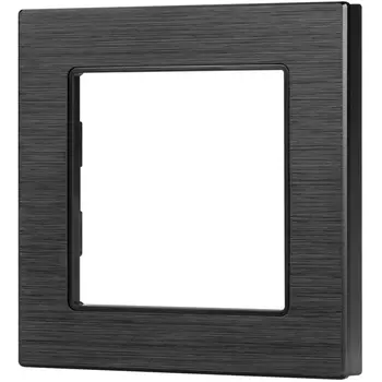 Рамка алюминиевая FRM-PRESTO-ALS-1-BK (Arlight) 043850