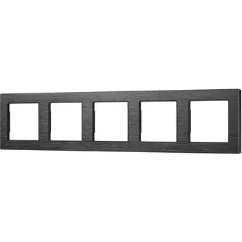 Рамка алюминиевая FRM-PRESTO-ALS-5-BK (Arlight) 043865