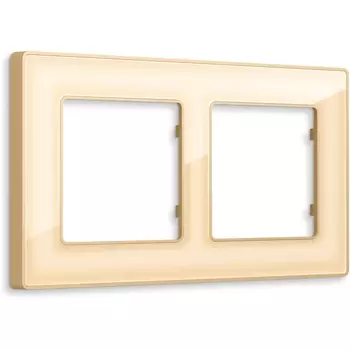 Рамка Ambrella Volt ALFA Arctic (Шампань Стекло органическое) 2-ая AF580602