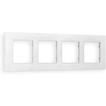 Рамка Ambrella Volt ALFA Grand (Белый мрамор) 4-ая AF930104