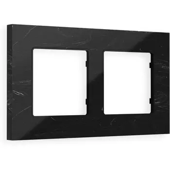 Рамка Ambrella Volt ALFA Grand (Черный мрамор) 2-ая AF930702