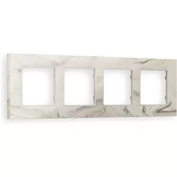 Рамка Ambrella Volt ALFA Grand (Серо-бежевый мрамор) 4-ая AF930604