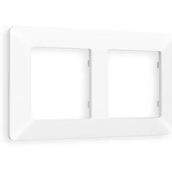 Рамка Ambrella Volt ALFA Line (Белый матовый) 2-ая AF110122