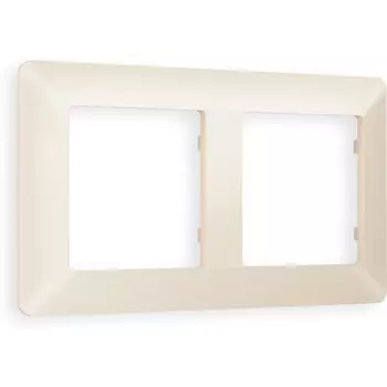 Рамка Ambrella Volt ALFA Line (Бежевый матовый) 2-ая AF110332