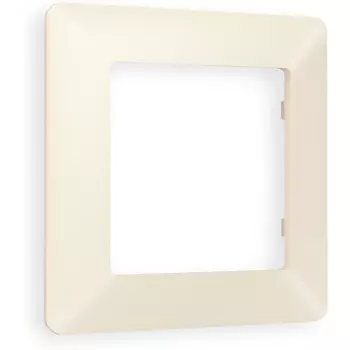 Рамка Ambrella Volt ALFA Line (Бежевый матовый) 1-ая AF110331