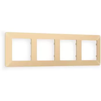 Рамка Ambrella Volt ALFA Line (Шампань) 4-ая AF110604