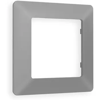 Рамка Ambrella Volt ALFA Line (Сталь матовый) 1-ая AF110501