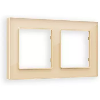 Рамка Ambrella Volt ALFA Platos (Шампань Стекло органическое) 2-ая AF330602